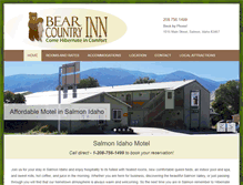 Tablet Screenshot of bearcountryinnsalmon.com